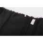 Корсет с цветочным принтом Star Night Corset Top с крючками и шнуровкой, черный, M (без коробки)