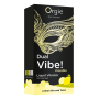 Жидкий вибратор Orgie DUAL VIBE! коктейль Джин-тоник лимон, 15 мл