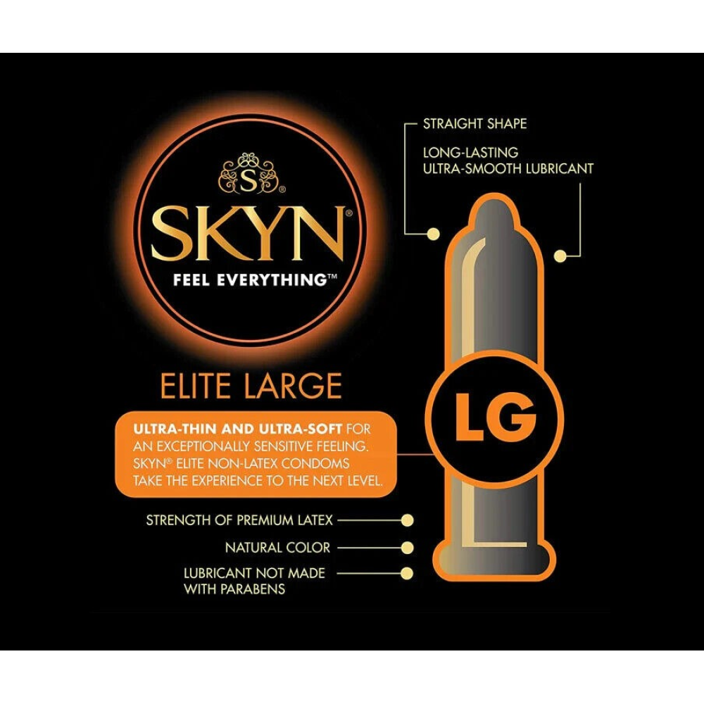 Презервативы ультратонкие SKYN Large большого размера (цена за пачку, 10 шт.)