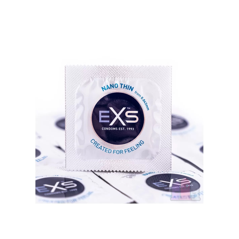 Презервативы ультратонкие EXS Nano Thin веганские (цена за 5 шт.)