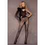 Колготки черные Ballerina's Secret Hush Hush с орнаментом, L/XL