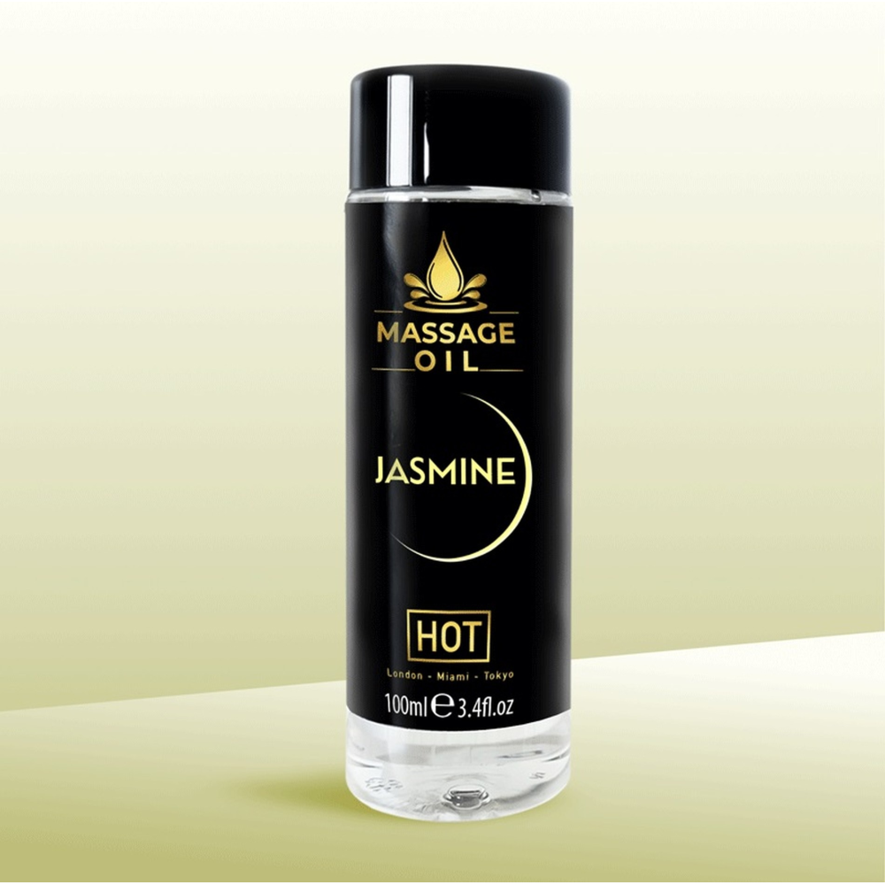 Массажное масло HOT Massage Oil Jasmin с ароматом жасмина, 100 мл