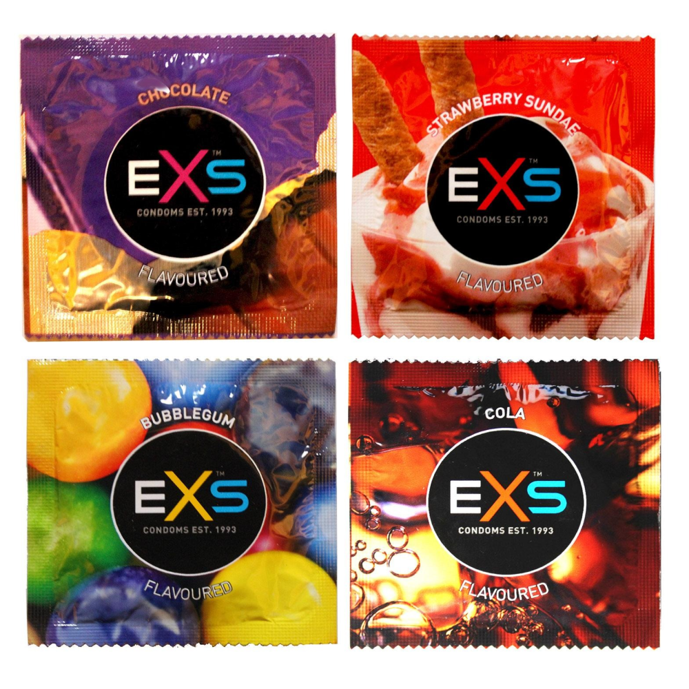 Набор ароматизированых презервативов EXS Flavoured Cola со вкусом колы (цена за 10 шт.)