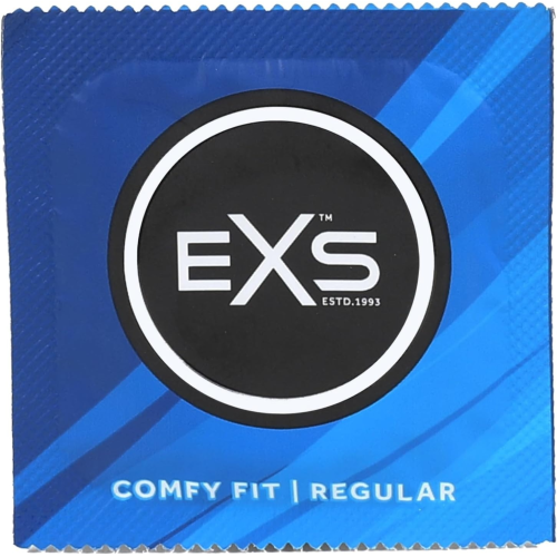 Набор латексных презервативов EXS Regular комфортной формы с резервуаром (цена за 10 шт.)