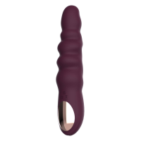 Вибратор классический рельефный Dream Toys ESSENTIALS Ripped Power Vibe, фиолетовый