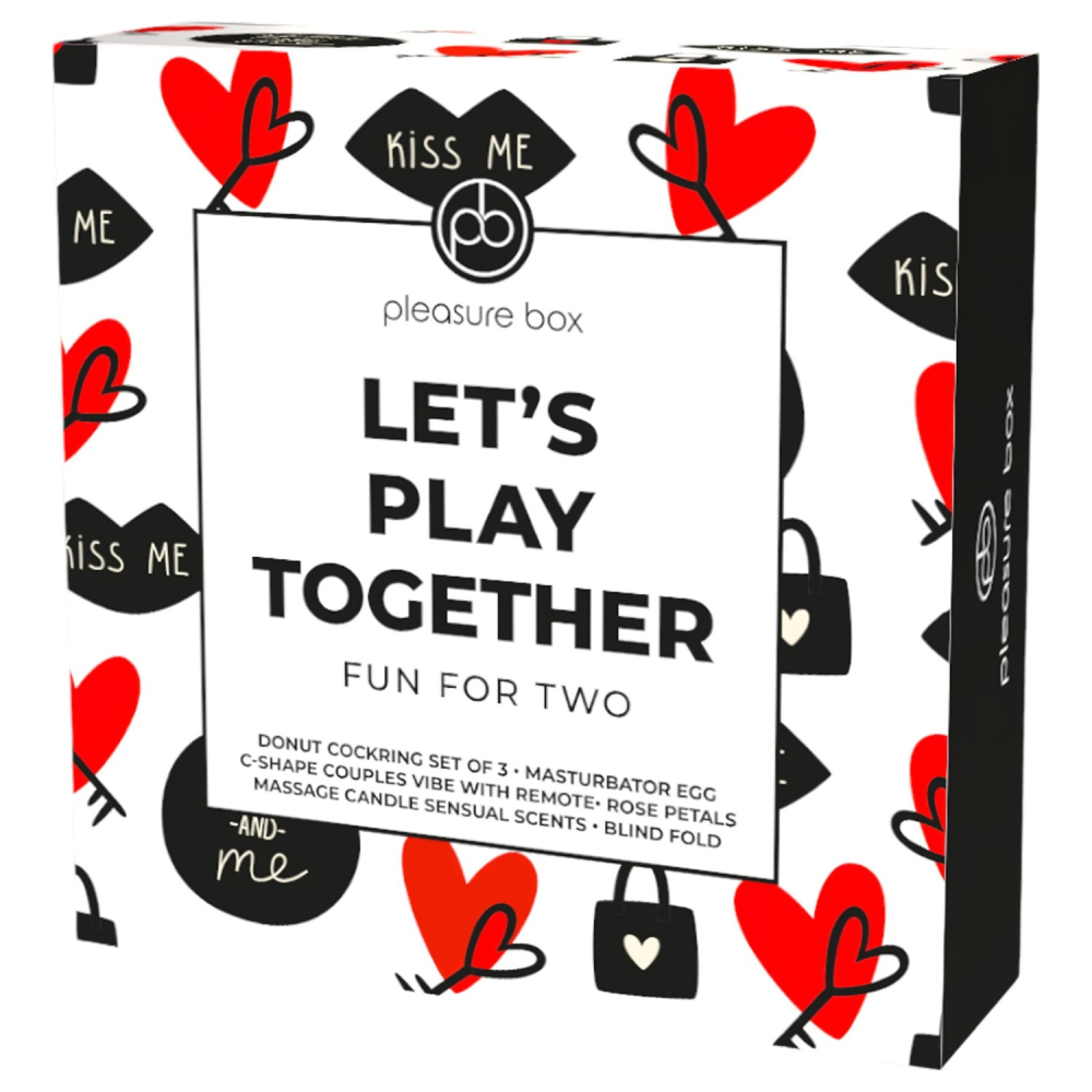 Подарочный набор для пары Dreamtoys Let'S Play Together, 9 предметов, красный
