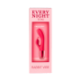 Вибратор-кролик с горизонтальными движениями Every Night Toys для точки G, красный