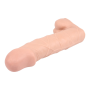 Фаллоимитатор Гигант из киберкожи Chisa Cal-king Dicks Invader's Whopper, бежевый