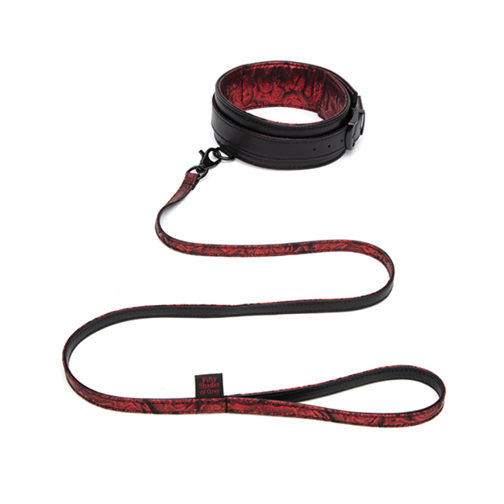 Поводок Fifty Shades of Grey Sweet Anticipation Reversible Faux Leather Collar and Lead