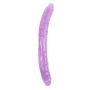 Фаллоимитатор двухсторонний фиолетовый Chisa Hi-Rubber 46 см *4,7 см