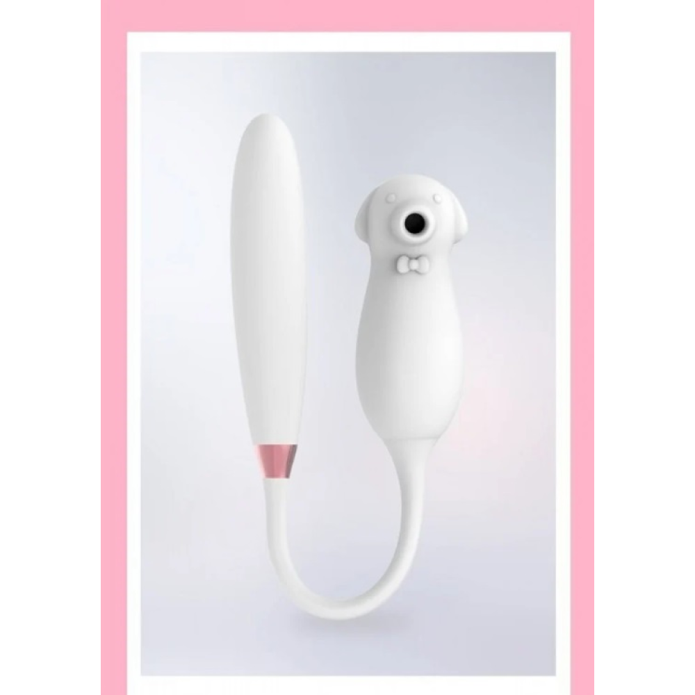 Вибратор двойной белый Elva Dual Purpose (white)