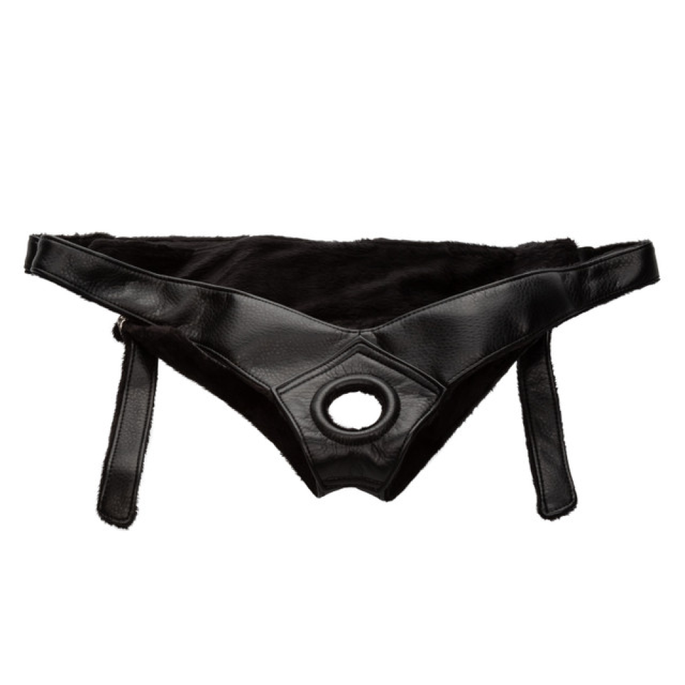 Трусики для страпона Universal Love Rider Platinum Harness, кожзам, черные