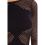БОДИ DEFINITIVE DIVA BODYSUIT BLACK, OS