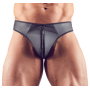 Мужские стринги со стразами по молнии Sven Joy Ment Men's String, черный, S