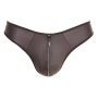 Мужские стринги со стразами по молнии Sven Joy Ment Men's String, черный, S