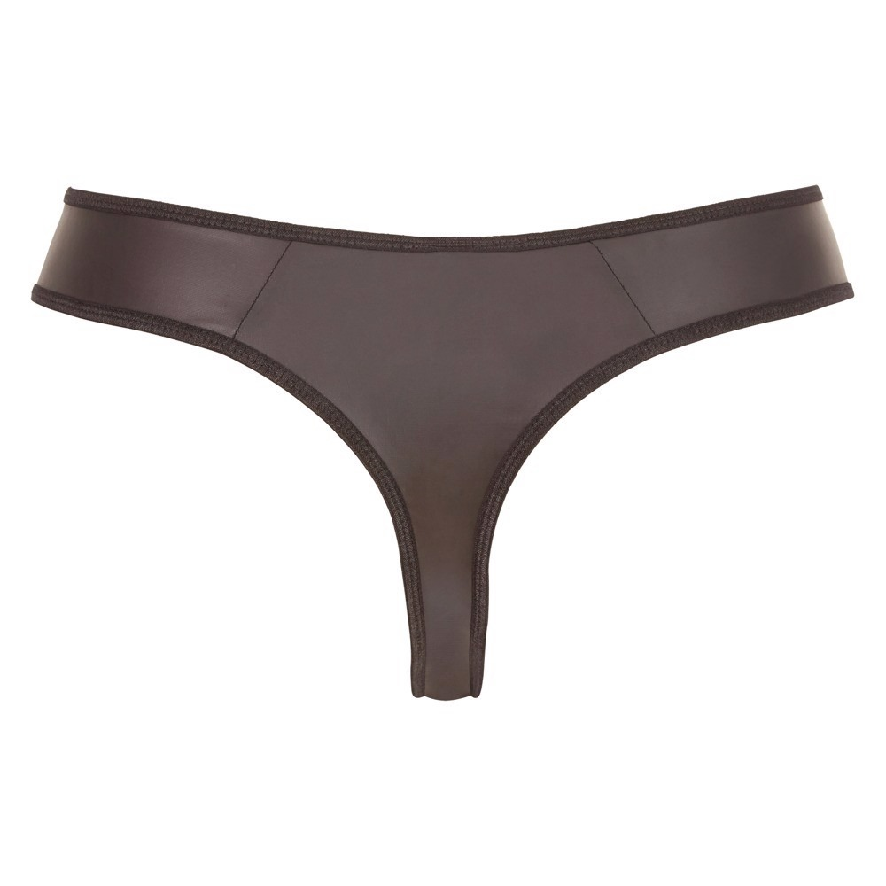 Мужские стринги со стразами по молнии Sven Joy Ment Men's String, черный, S