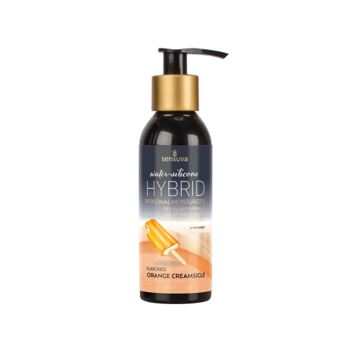 Смазка водно-силиконовая Sensuva Hybrid Orange Creamsicle (125мл) без сахара, можно для оральных лас