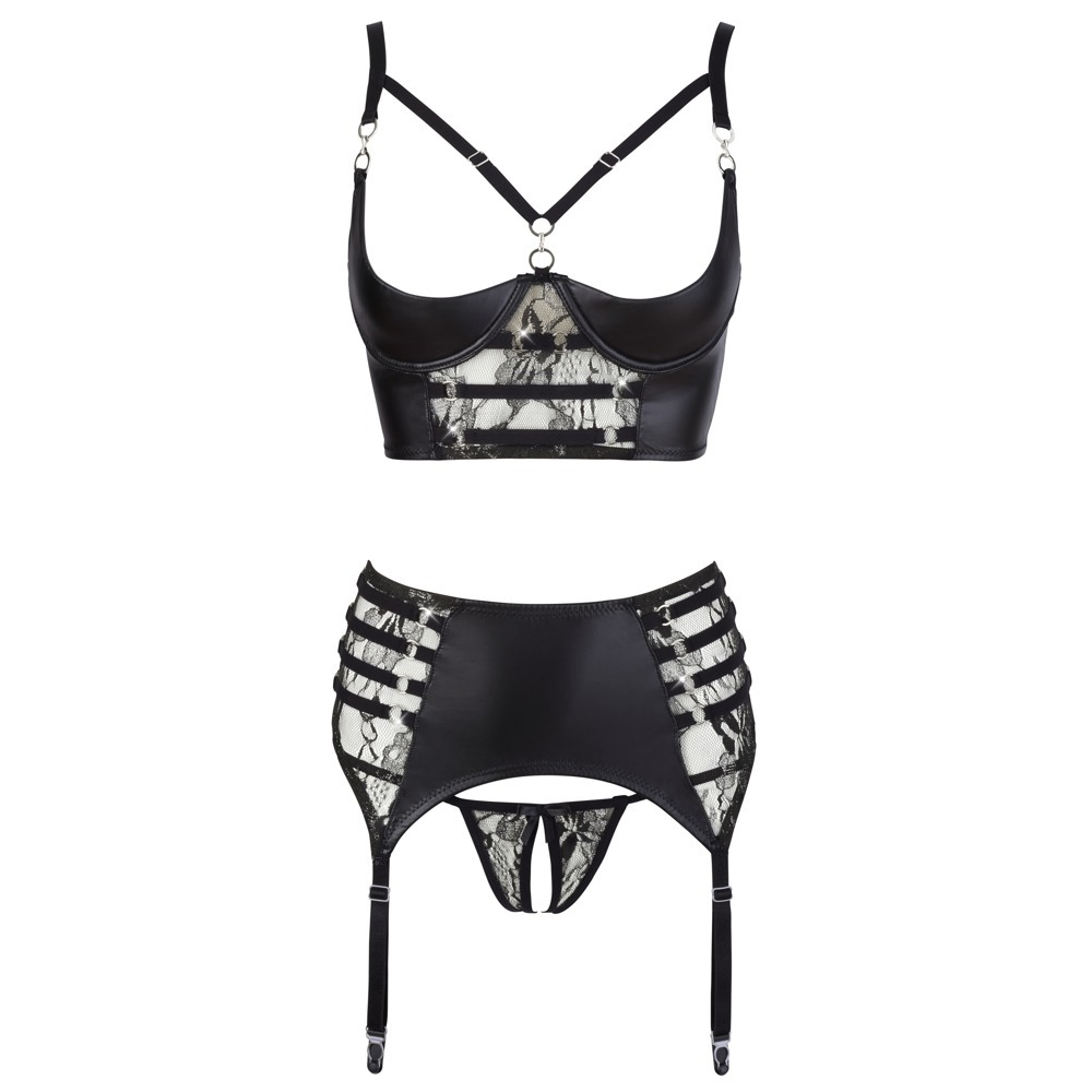 Комплект белья Shelf Bra Suspender Set 85B/L