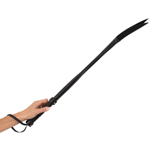Кнут с раздвоенным кончиком ZADO TOOLS кожаный, черный, 68 см