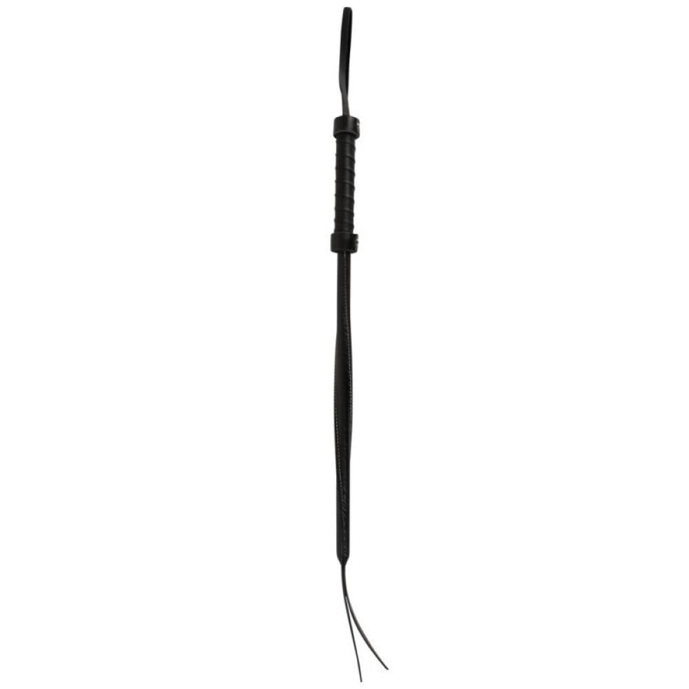 Кнут с раздвоенным кончиком ZADO TOOLS кожаный, черный, 68 см