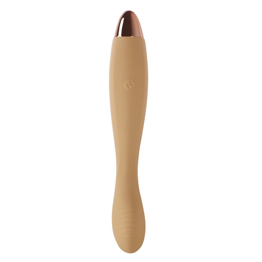 Вибратор для стимуляции точки G и клитора Sweet Em Velvet Lure, нежно желтый