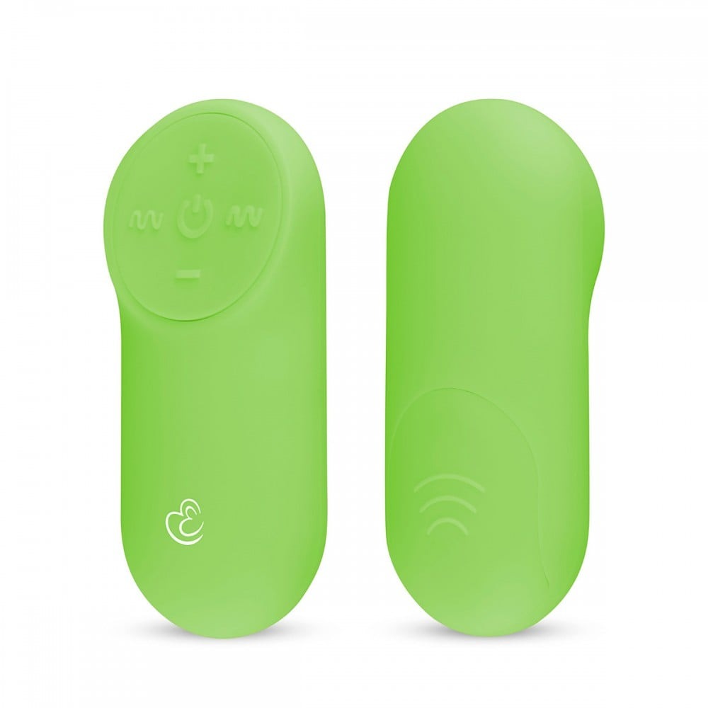 Вибраируйте с пультом Easytoys Remote Control Vibrating Egg, зеленое