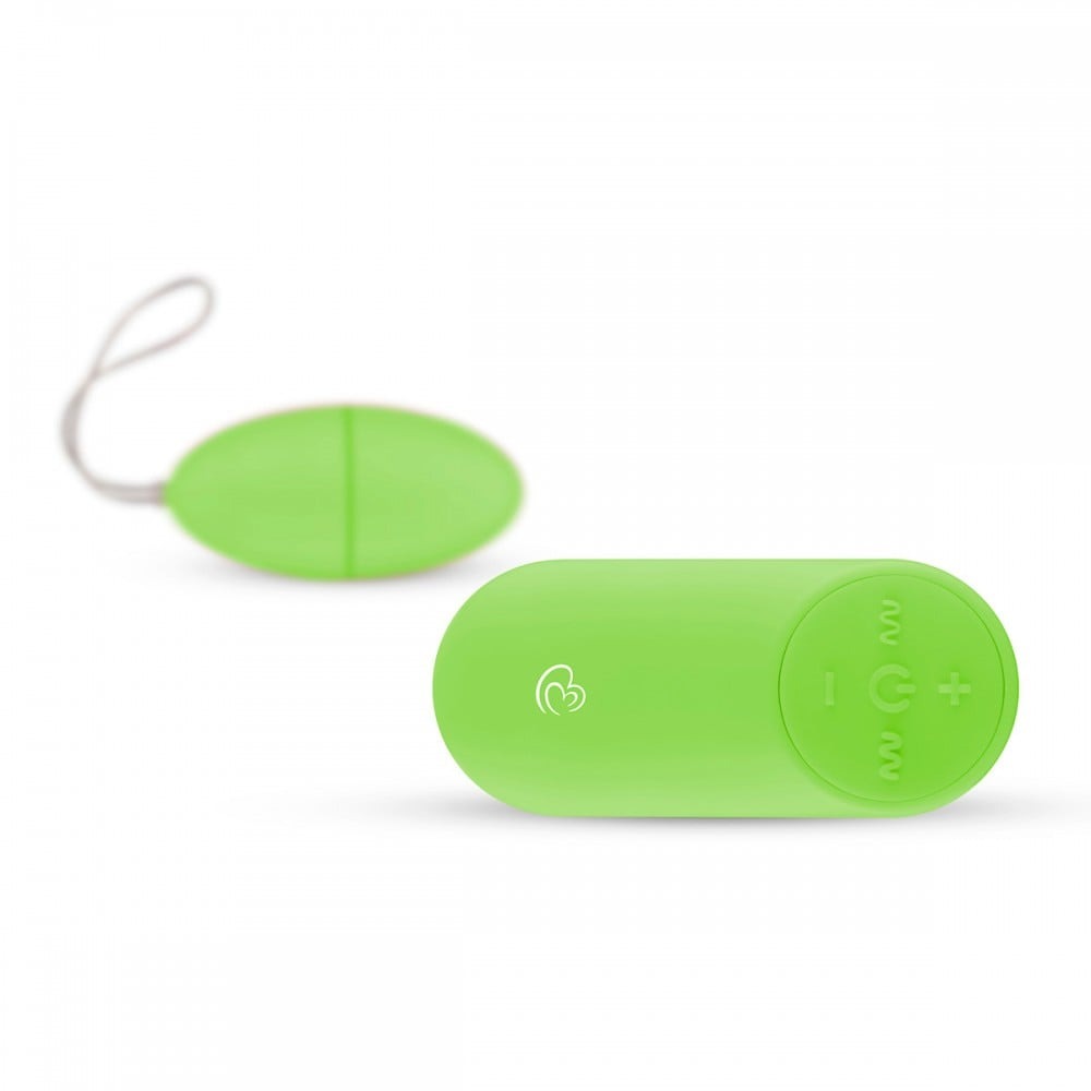 Вибраируйте с пультом Easytoys Remote Control Vibrating Egg, зеленое