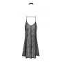 Сексуальное длинное леопардовое платье Noir Handmade F288 Noir Dress long - black - S
