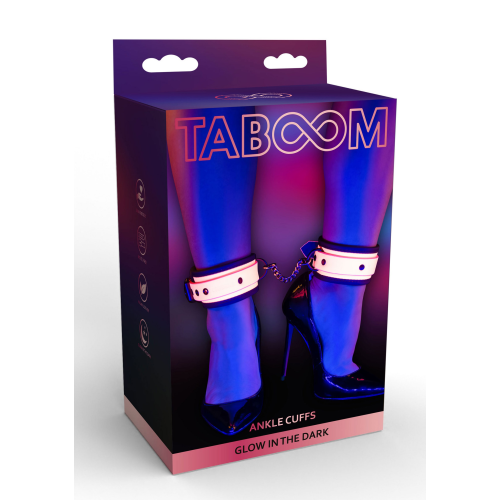 Поножи светящиеся в темноте Taboom Ankle Cuffs, розовые