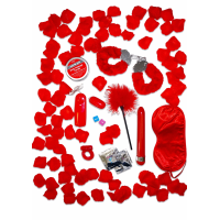 Набор БДСМ игрушек подарочный Toy Joy Romance Gift Set, красный