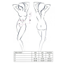 Корсет с декольте Passion ERZA CORSET L/XL, black, пажи, трусики, полупрозрачный