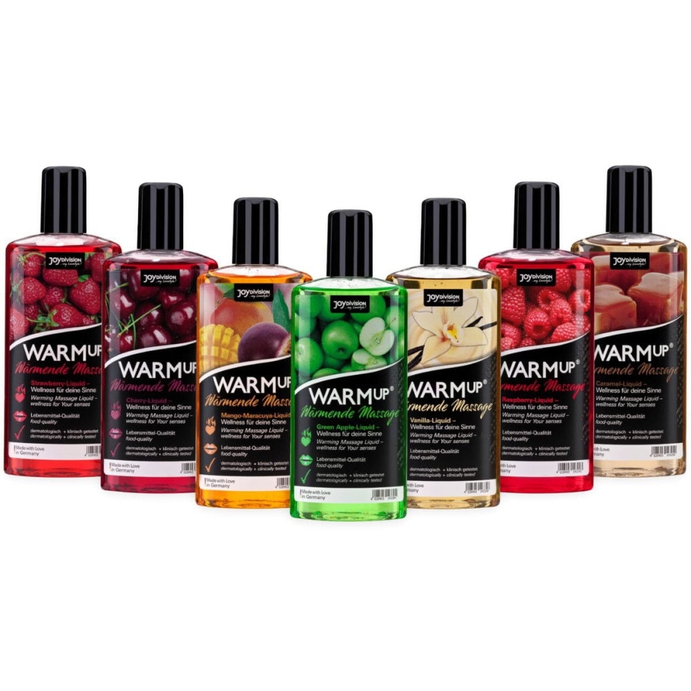 Разогревающее съедобное массажное масло WARMup Strawberry, 150 мл