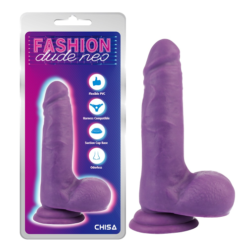 Фаллоимитатор реалистичный Chisa Fashion Dude Neo Dual Density, фиолетовый