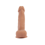 Фаллоимитатор реалистичный с мошонкой Chisa T-skin Real Dick Beats телесный, 18 см.