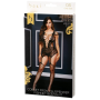 Сексуальный комбинезон с имитацией чулок Baci Fishnet Garter Catsuit Black