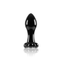 Стеклянная пробка NS Novelties CRYSTAL FLOWER BLACK