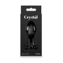 Стеклянная пробка NS Novelties CRYSTAL FLOWER BLACK