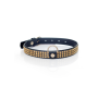 Ошейник Collar with crystals 2 cm gold