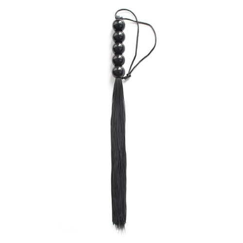 Кнут черный, ручка из шариков FLOGGER, 45 см