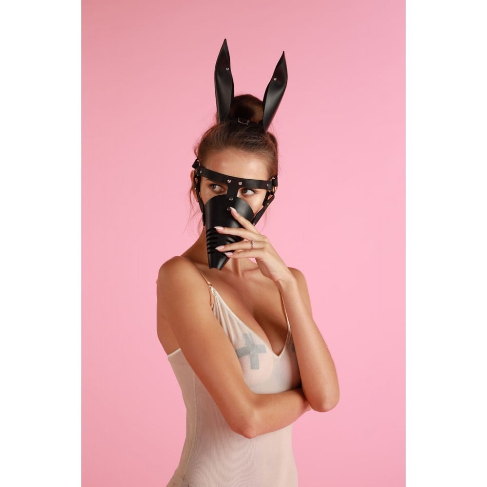 Маска Doberman MLA5 Candy Hero из кожи, ручная работа, черная