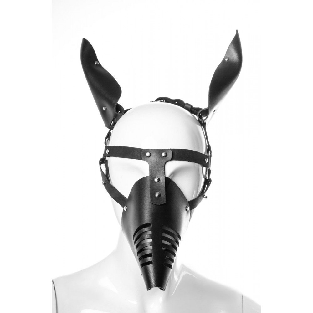 Маска Doberman MLA5 Candy Hero из кожи, ручная работа, черная