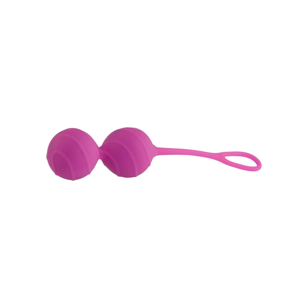 Вагинальные шарики рельефные Honeybuns Pretty Violet Miss V, розовые