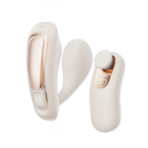 Вибратор в трусики с пультом управления Qingnan No.6 Wireless Control Beige белый