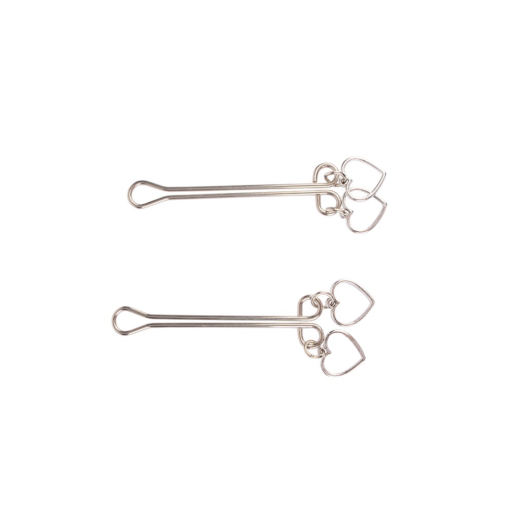 Зажимы на соски CHISA Senuelo Fetish Fantasy Heart Nipple Clamps в форме сердца