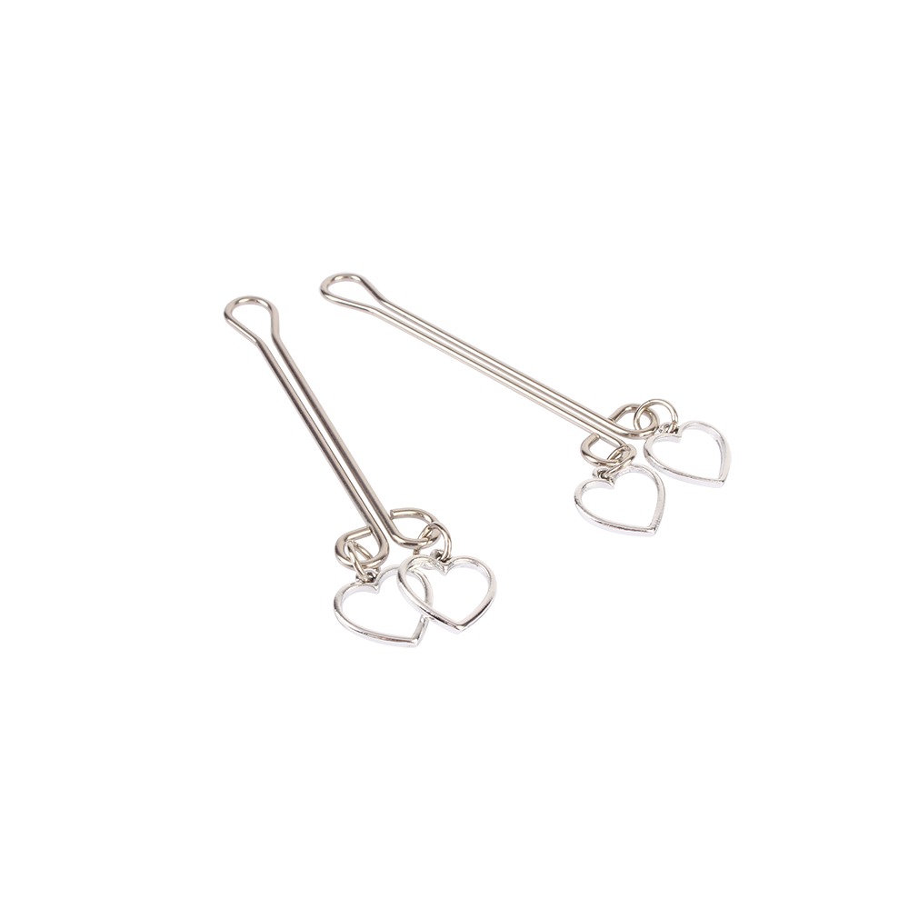 Зажимы на соски CHISA Senuelo Fetish Fantasy Heart Nipple Clamps в форме сердца
