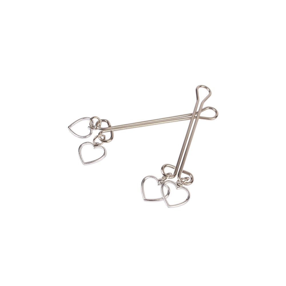 Зажимы на соски CHISA Senuelo Fetish Fantasy Heart Nipple Clamps в форме сердца