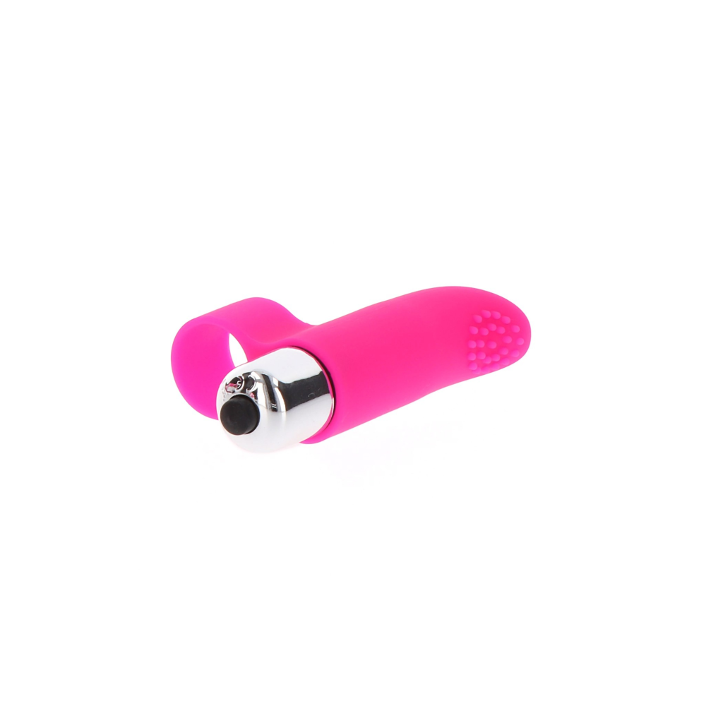 Вибратор на палец Tickle Pleaser розовый, 8 х 2 см