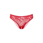 Трусики с цветочной аппликацией и открытым доступом Daring Intimates черный, S/M