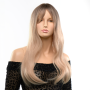 Парик длинный с челкой Fetish Hair и окрашиванием омбре, 60 см