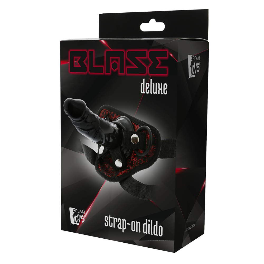 Страпон BLAZE DELUXE STRAP-ON DILDO